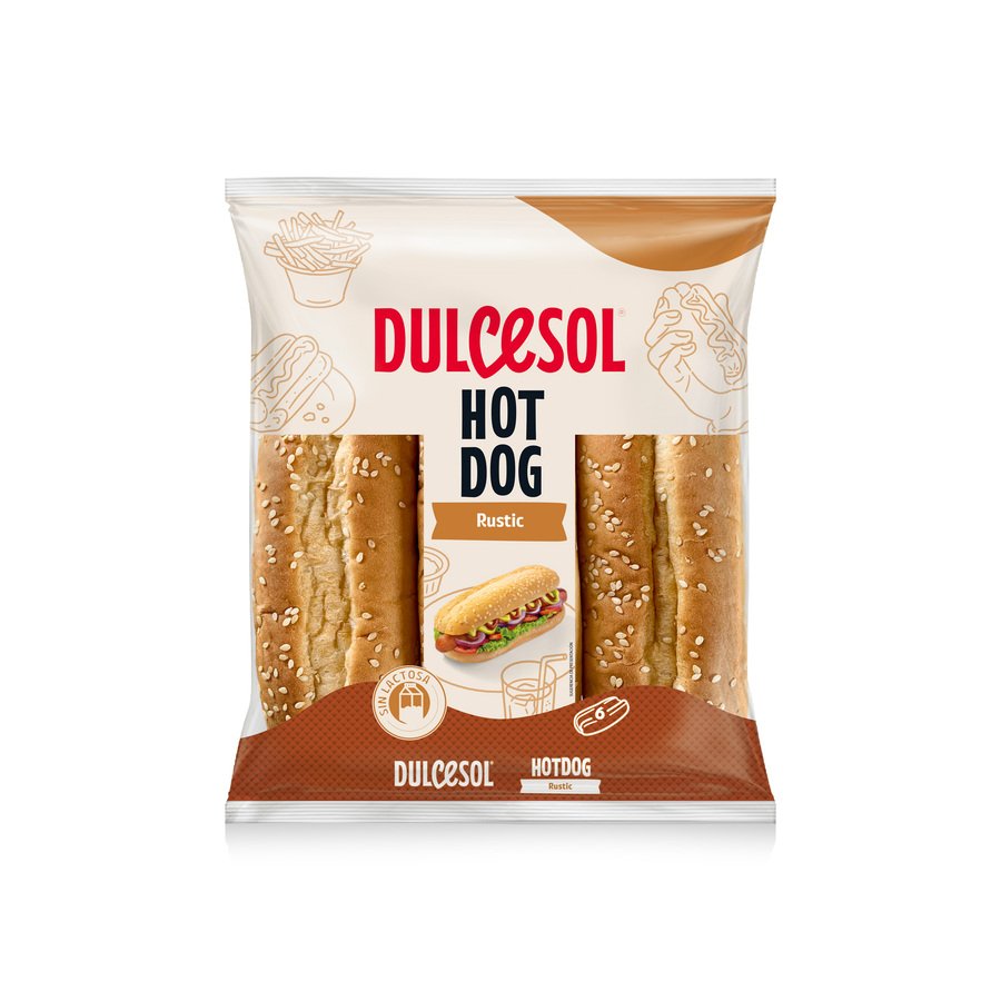 Hot Dog DULCESOL Rustic 6 unidades 330 g