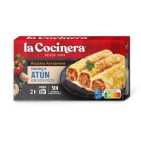 Canelones de atún congelados LA COCINERA estuche 500 g