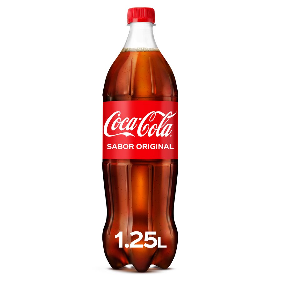 Refresco COCA-COLA normal botella 1,25 l