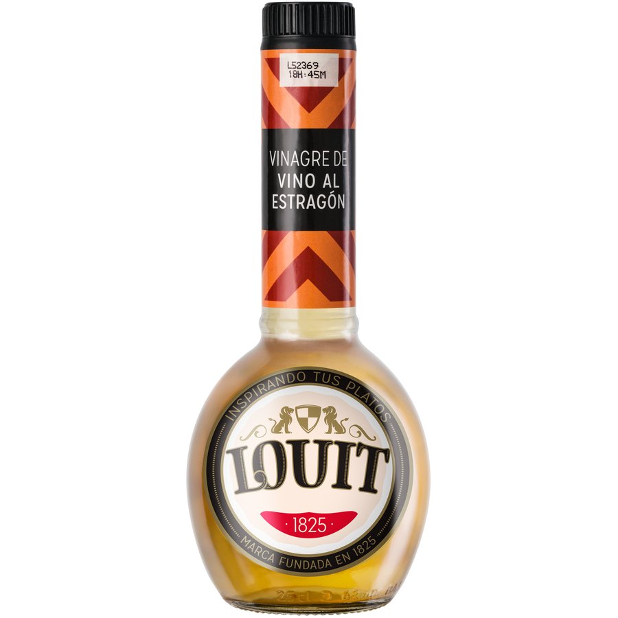 Vinagre de vino blanco LOUIT al estragón botella 250  ml