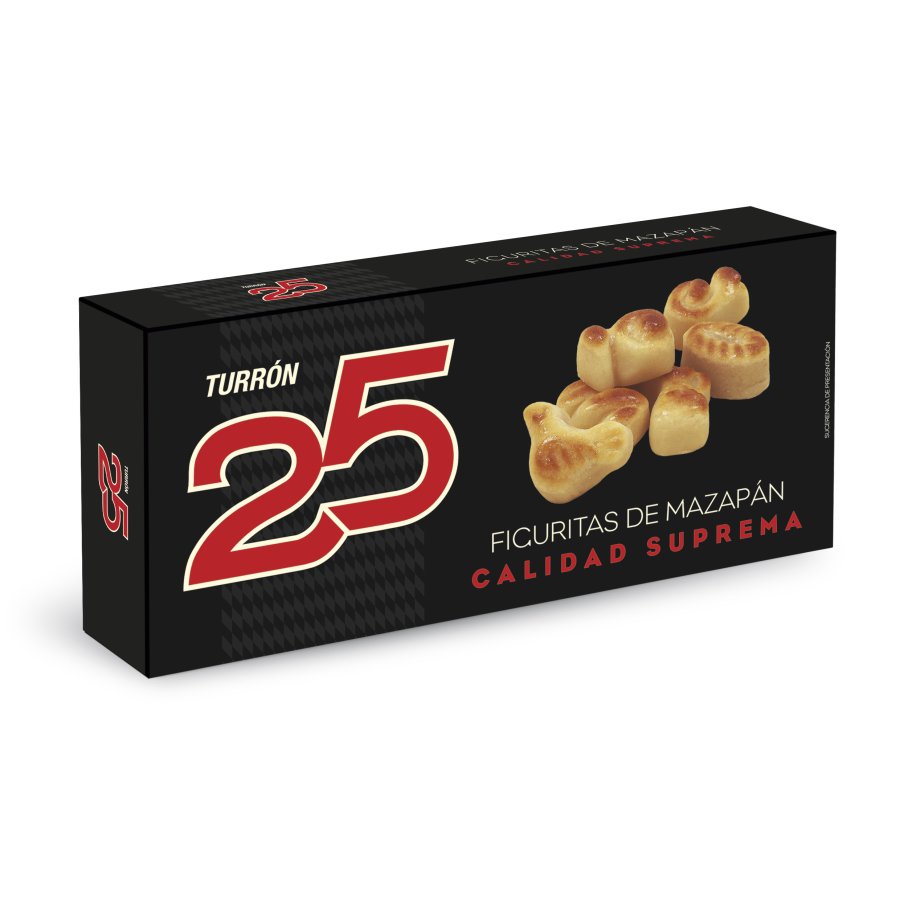 Figuritas mazapán suprema TURRON 25 estuche 100 g