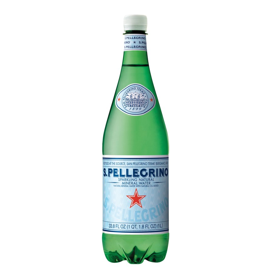 Agua con gas S.PELLEGRINO botella 1 l