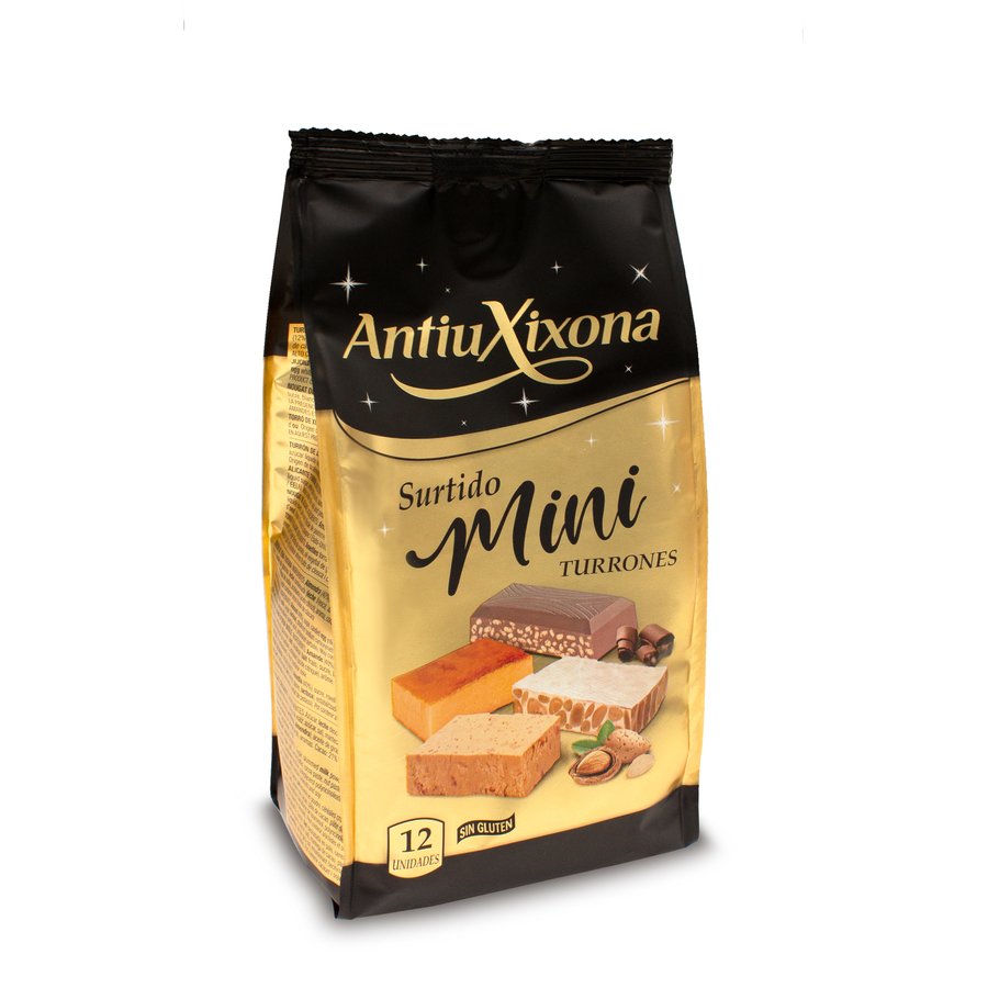 Surtido mini turrones ANTIU XIXONA 12 unidades 250 g