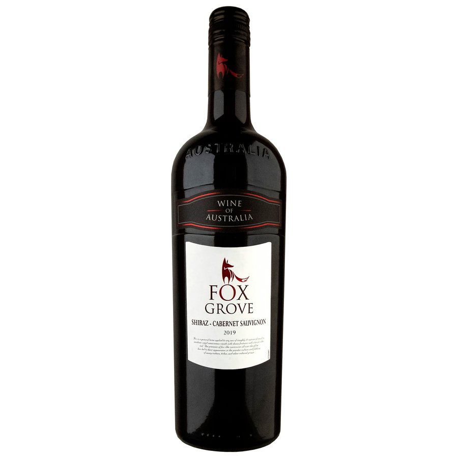 Vino tinto Australia-South Eastern FOX GROVE cabernet-shiraz botella 75 cl