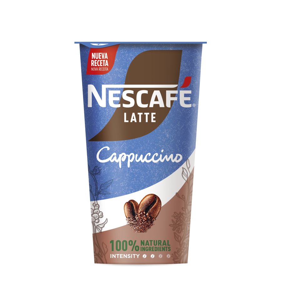 Café refrigerado NESCAFE latte cappuccino 205 ml