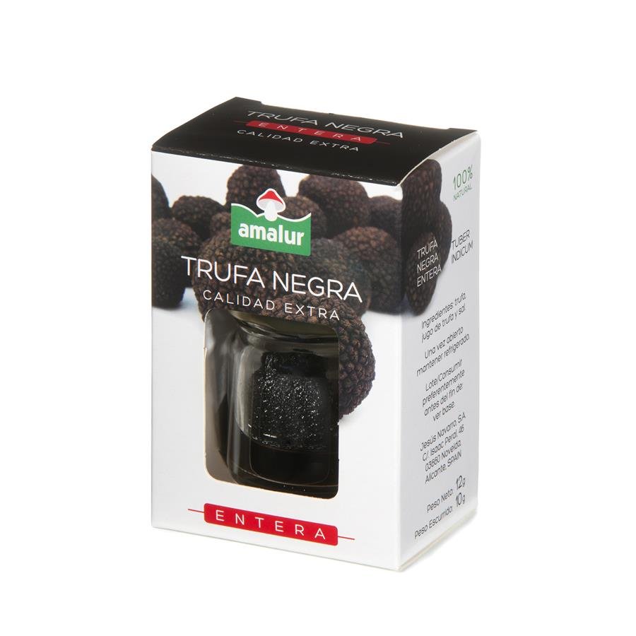 Trufas negras enteras AMALUR frasco 10 g pne.