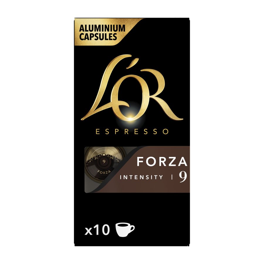 Café cápsulas L'OR Espresso Forza 10 unidades 52 g