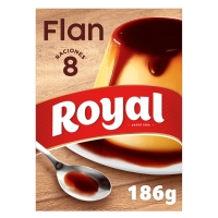 Flan ROYAL con azucre e caramelo estoxo 186 g