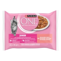 Alimento gato xove PURINA ONE salmón 4x85 g