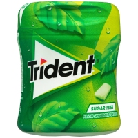 Chicle TRIDENT hierbabuena sin azúcar grageas bote 82,6 g