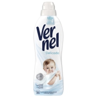Suavizante concentrado VERNEL Delicado 55 lavados 1 l