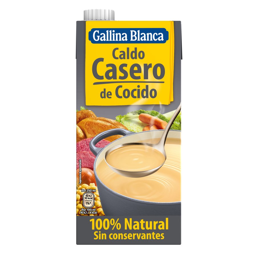 Caldo casero GALLINA BLANCA cocido  1 l