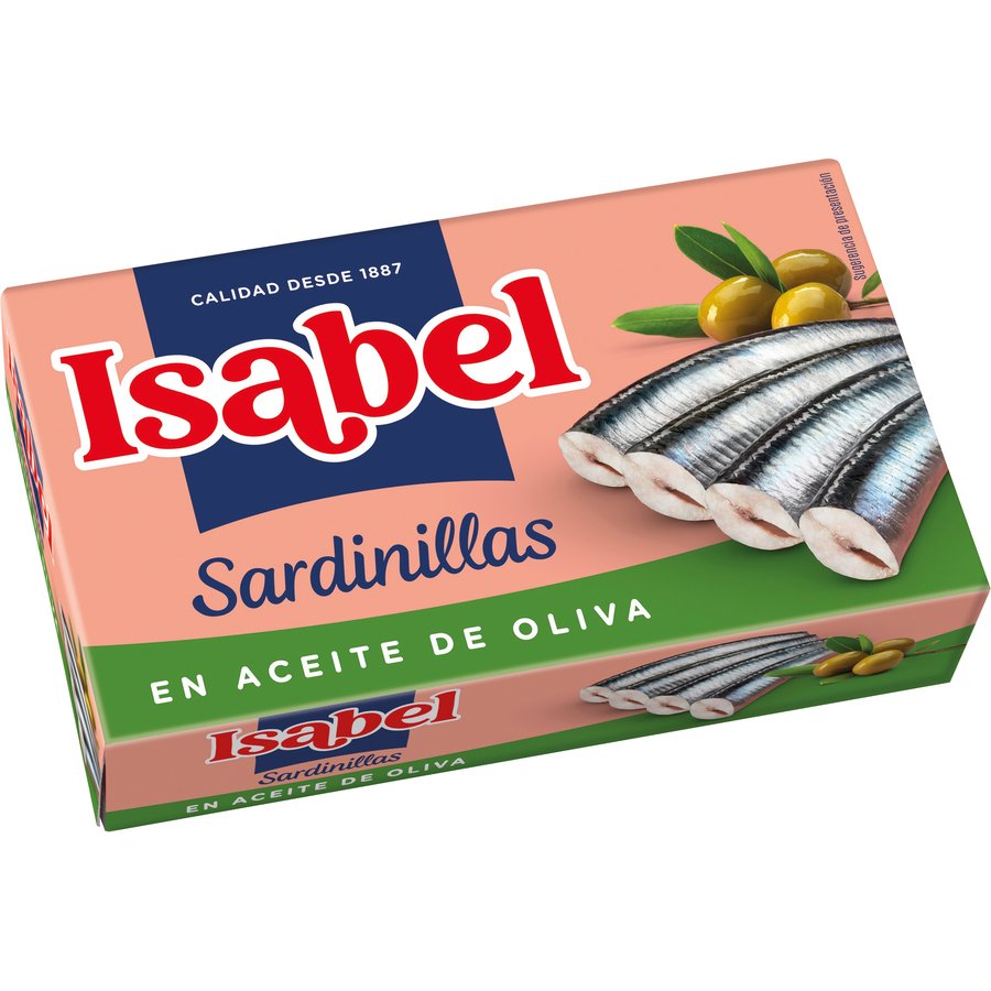 Sardinilla en aceite de oliva ISABEL 6/8  rr-90 81 g pn