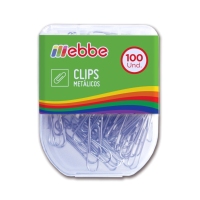 Estoxo clips nº2 100 unidades cromados