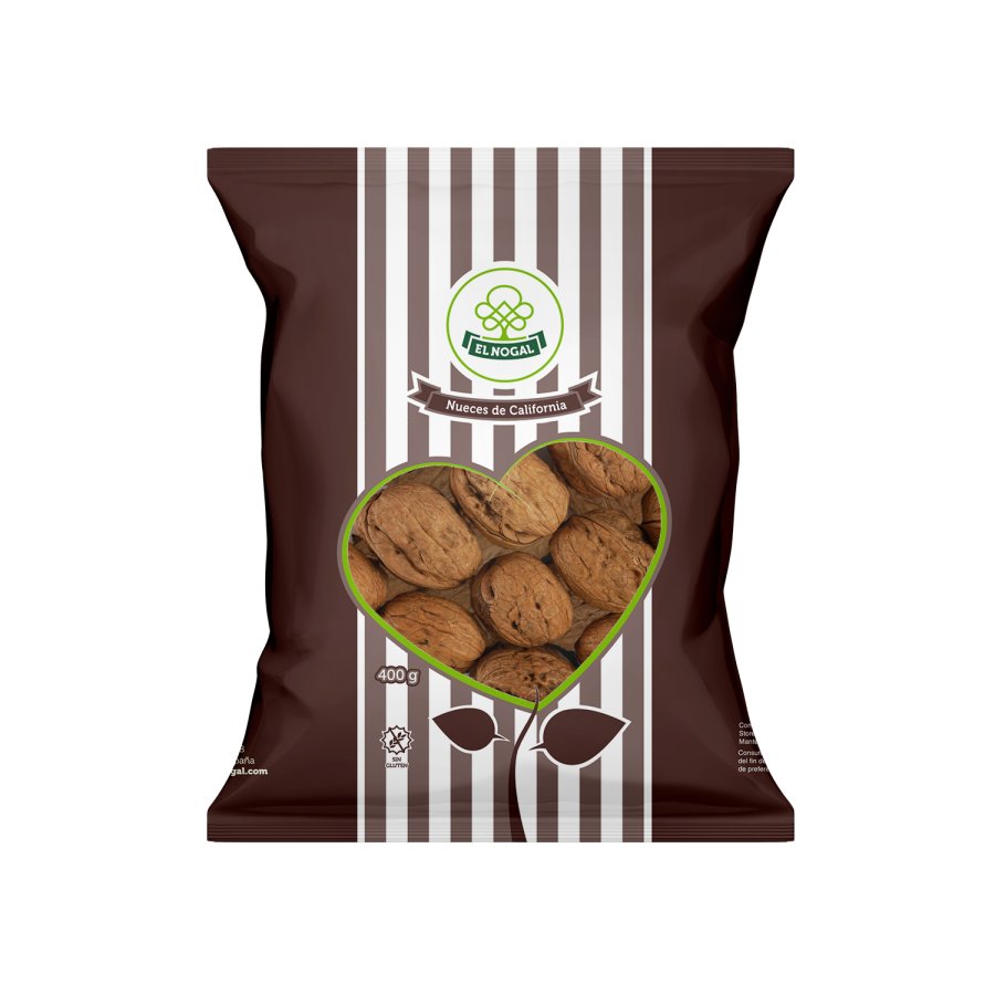 Nuez cáscara California EL NOGAL bolsa 400 g