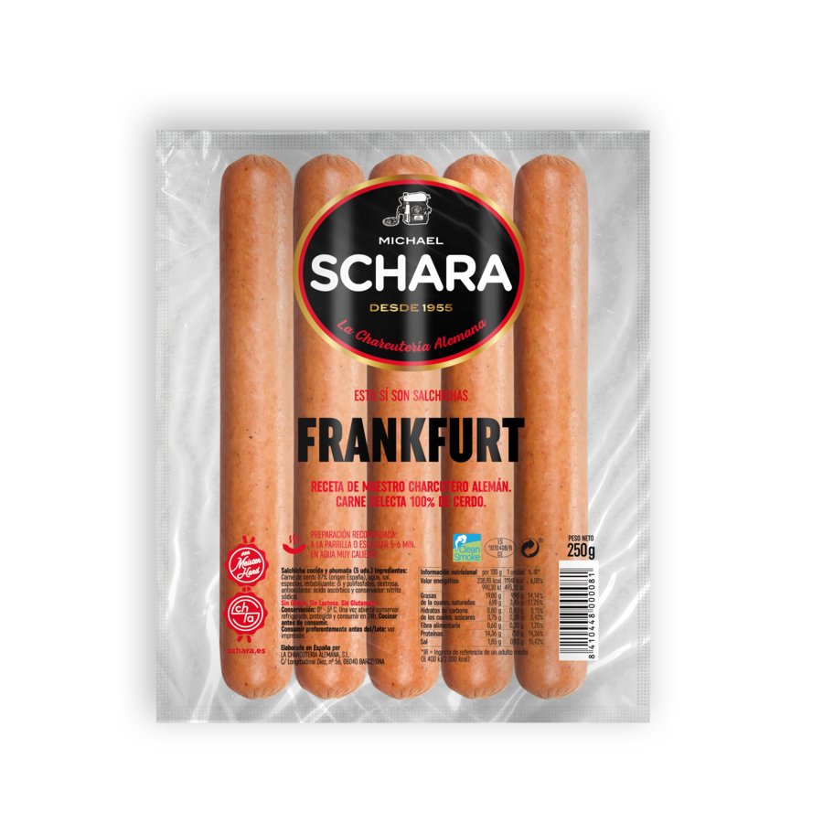 Salchichas SCHARA Frankfurt bolsa 250 g