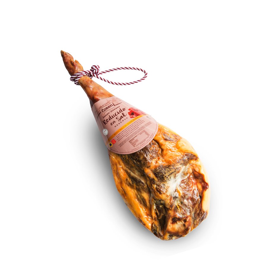 Jamón serrano COREN reserva reducido sal pieza 7-8 kg