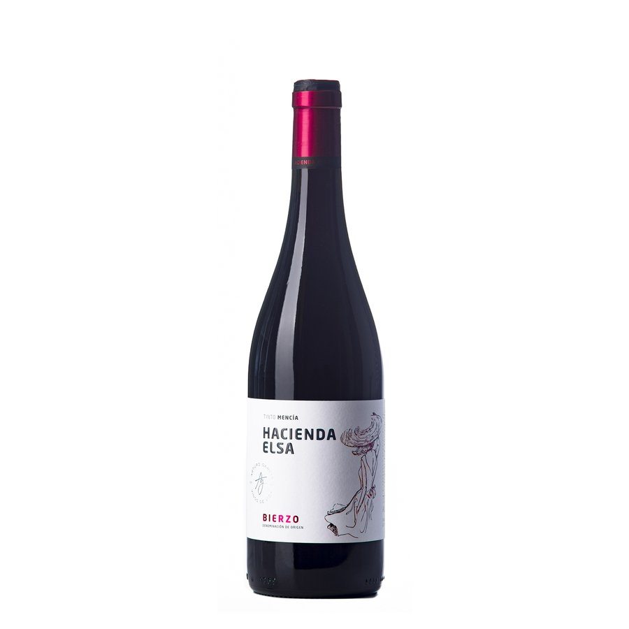 Vino tinto D.O.Bierzo HACIENDA ELSA mencía botella 75 cl