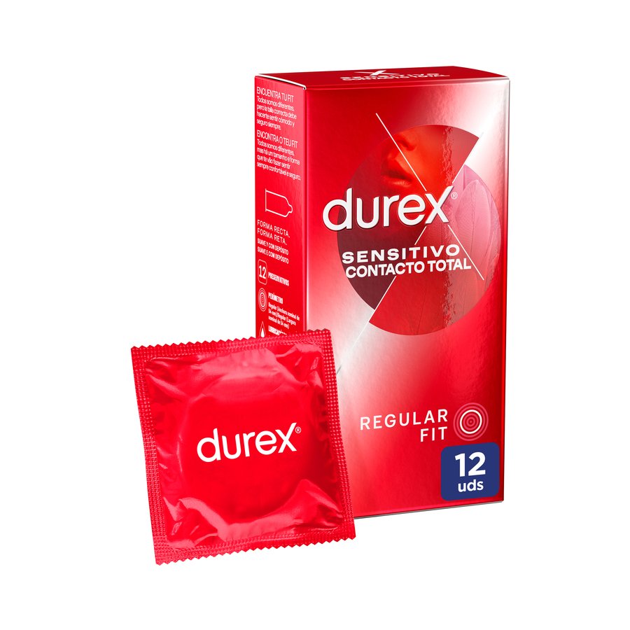 Preservativos DUREX sensitivo contacto total 12 unidades