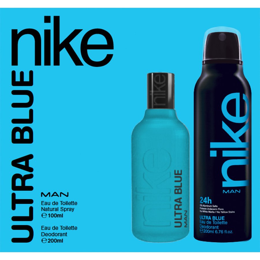Estuche NIKE man Ultra Blue (colonia 100 ml + desodorante spray 200 ml)