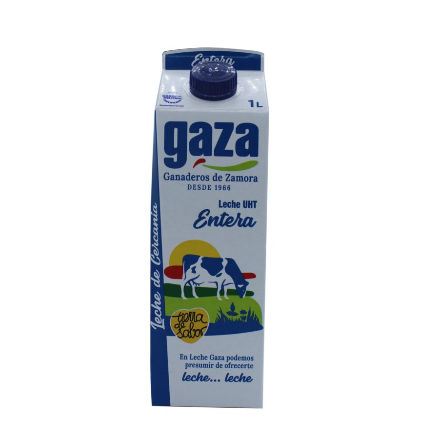 Leche entera GAZA brik 1 l