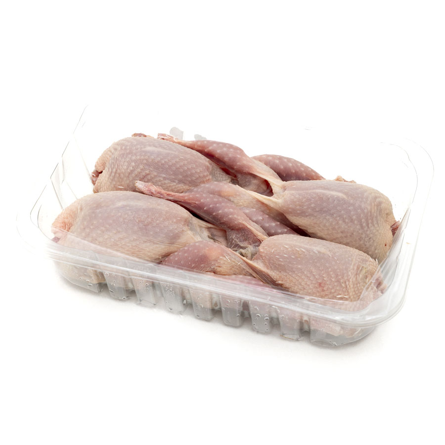 Codornices bandeja 4 unidades