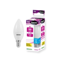 Bombilla CEGASA LED vela 5W E14 luz fría