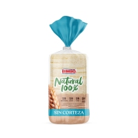 Pan de molde BIMBO natural sin corteza 450 g