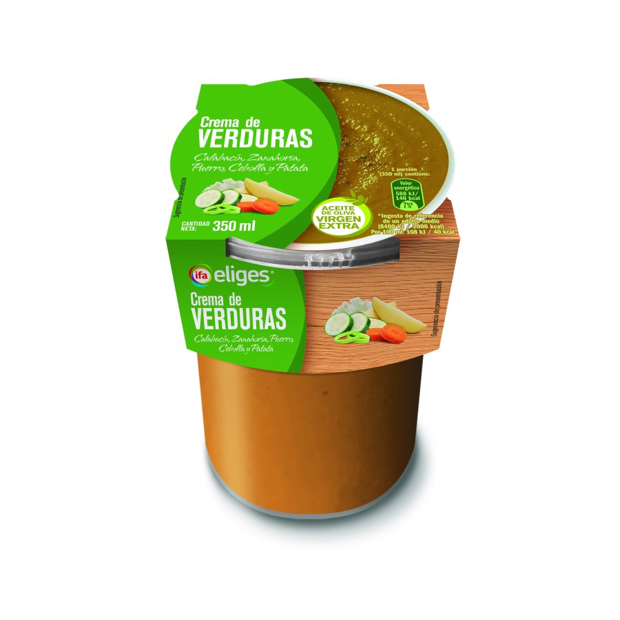 Crema refrigerada verduras IFA ELIGES 350 ml