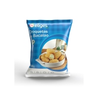Croquetas conxeladas IFA ELIGES de bacallau bolsa 500 g