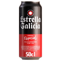 Cerveza ESTRELLA GALICIA lata sleek 50 cl