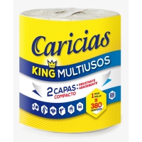 Papel cocina CARICIAS multiusos 1 maxi rollo