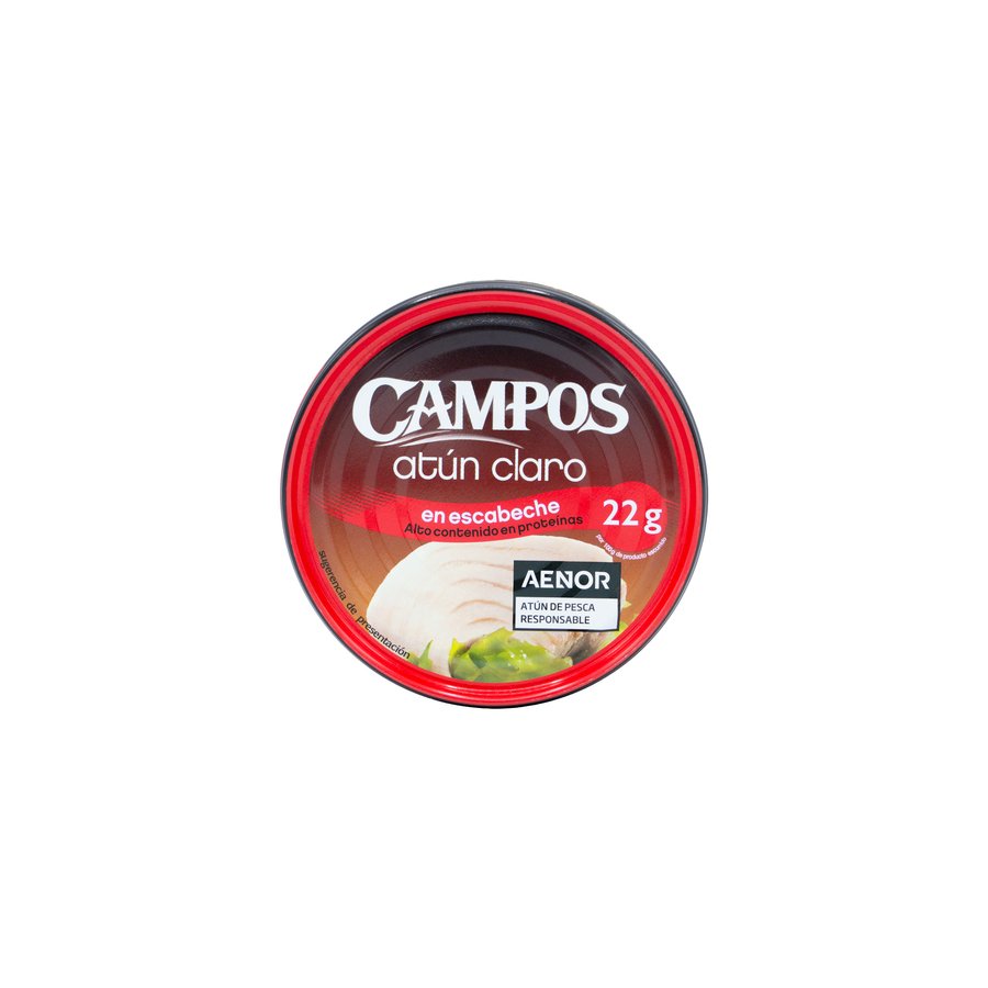 Atún claro en escabeche CAMPOS 160 g PN.