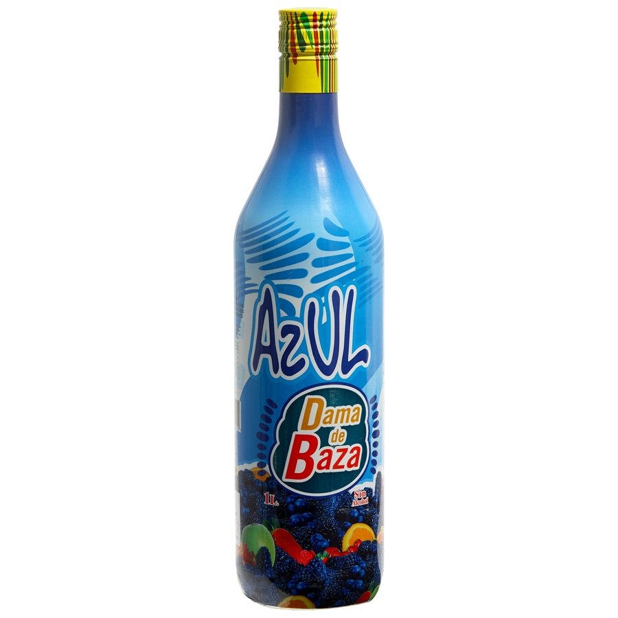 Concentrado azul tropical DAMA DE BAZA botella 1 l