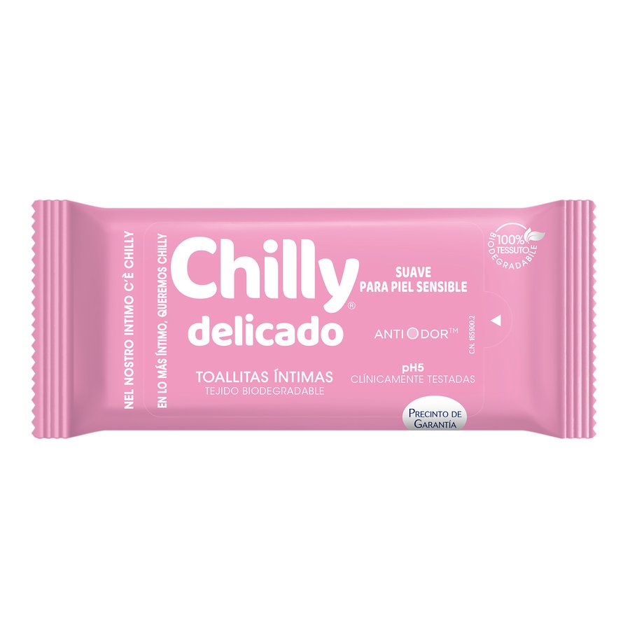 Toallitas higiene íntima CHILLY Delicado 12 unidades