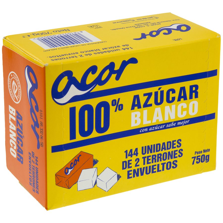Azúcar blanco ACOR terrones 750 g