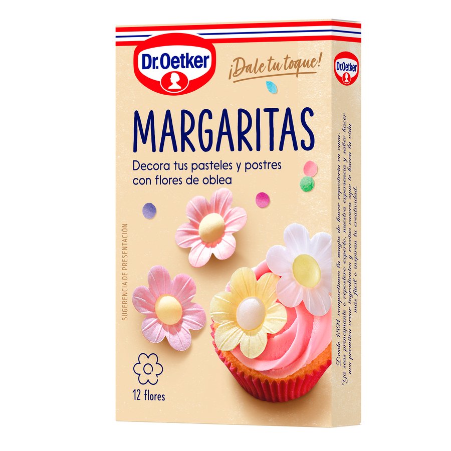 Flores de oblea para repostería DR.OETKER 4,2 g