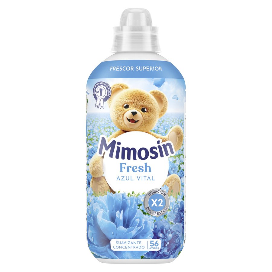 Suavizante concentrado MIMOSIN azul vital 56 lavados 952 ml