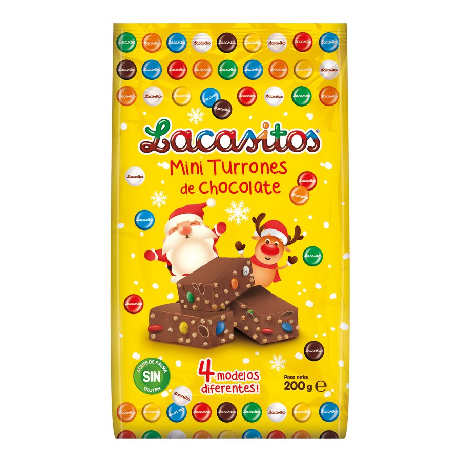 Turrón mini LACASITOS choco 200 G