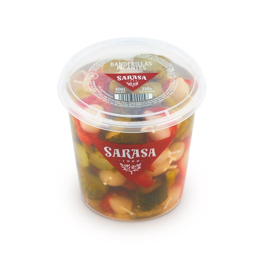 Banderillas SARASA picantes 350 g pne.