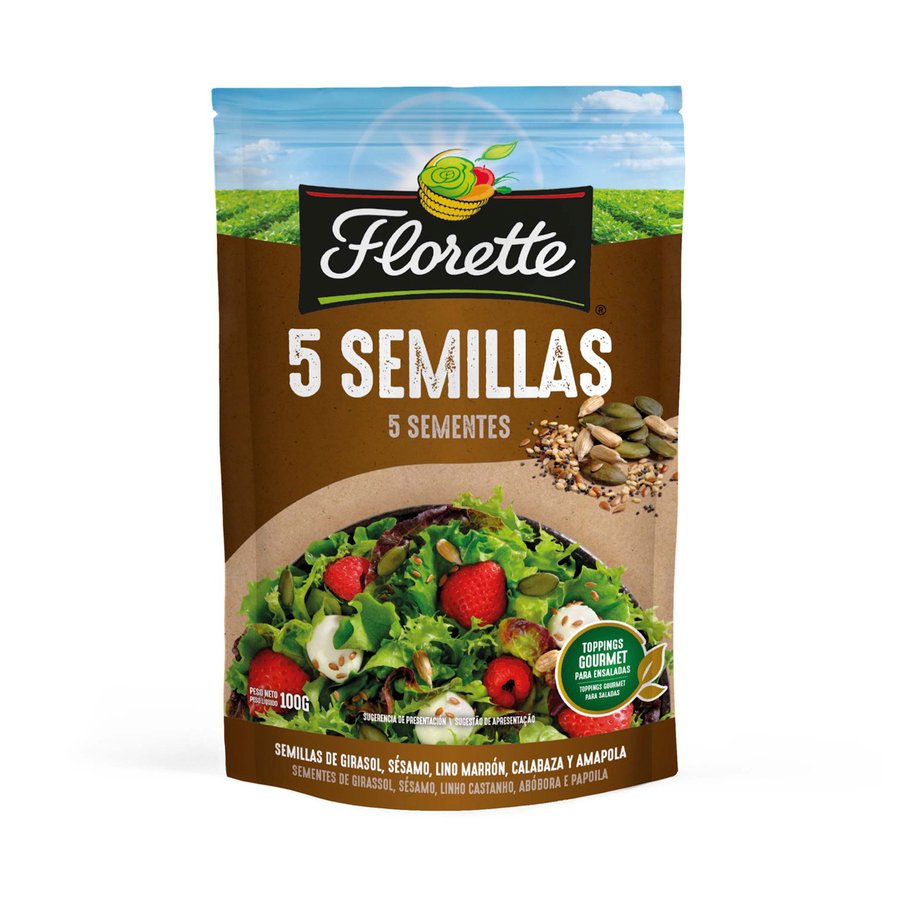 Superalimentos 5 semillas FLORETTE bolsa 100 g