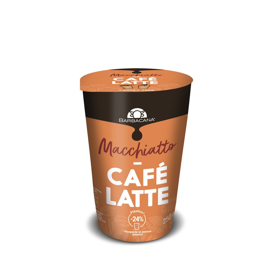 Café refrigerado BARBACANA latte macchiatto 250 ml