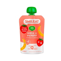 Alimento infantil SMILEAT fresa-plátano eco pouch 100 g