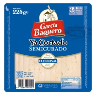 Queixo semicurado GARCIA BAQUERO xa cortado cuña 225 g