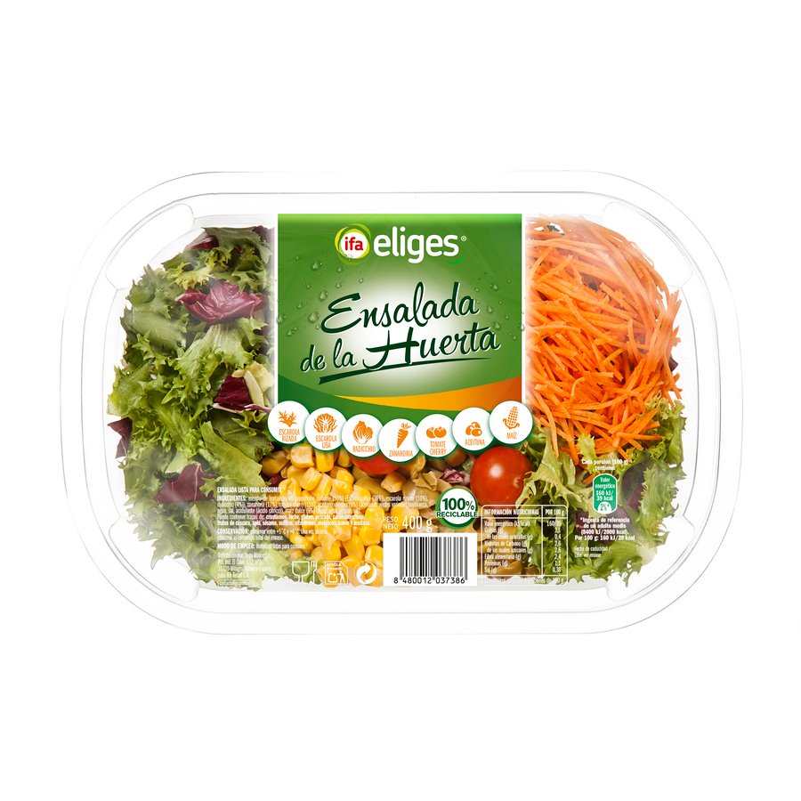 Ensalada de la huerta IFA ELIGES bol 400 g