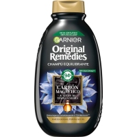 Champú GARNIER ORIGINAL REMEDIES equilibrante carbón magnético 400 ml