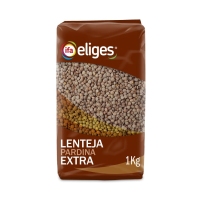 Lentellas pardinas IFA ELIGES extra paquete 1 kg