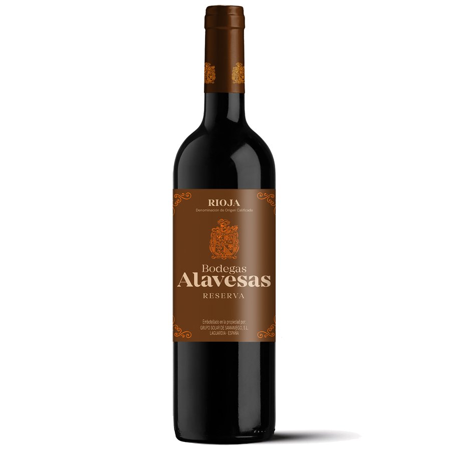 Imagen de Vino tinto D.O.Ca.Rioja BODEGAS ALAVESAS Reserva botella 75 cl