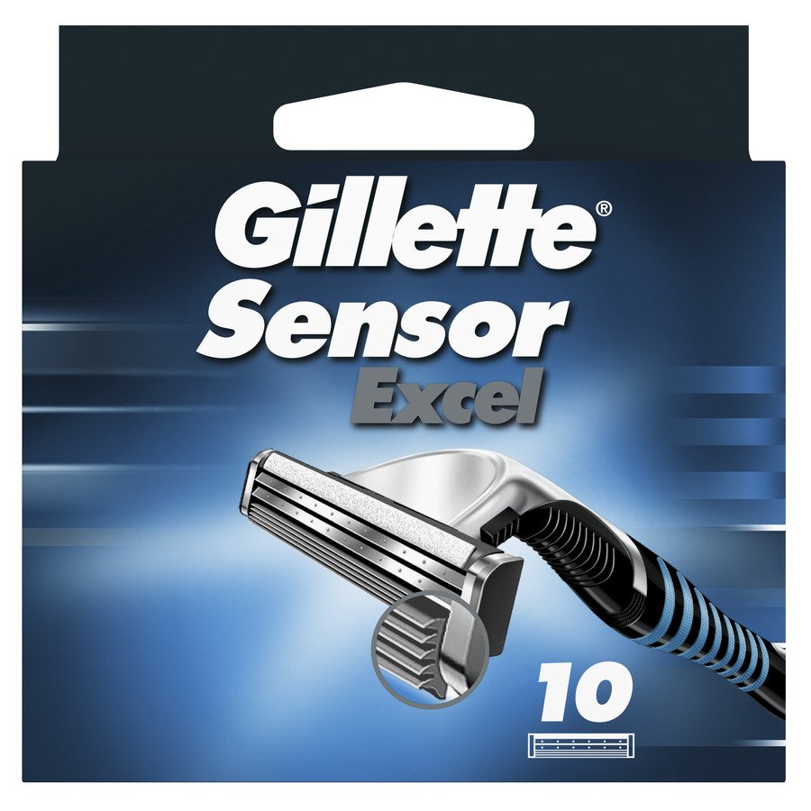 Cargador GILLETTE sensor excel 10 unidades