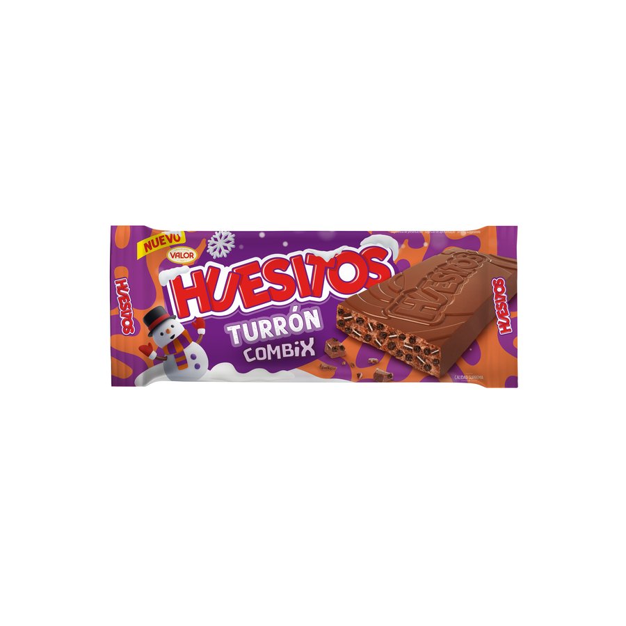 Turrón choco leche HUESITOS combix 200 g